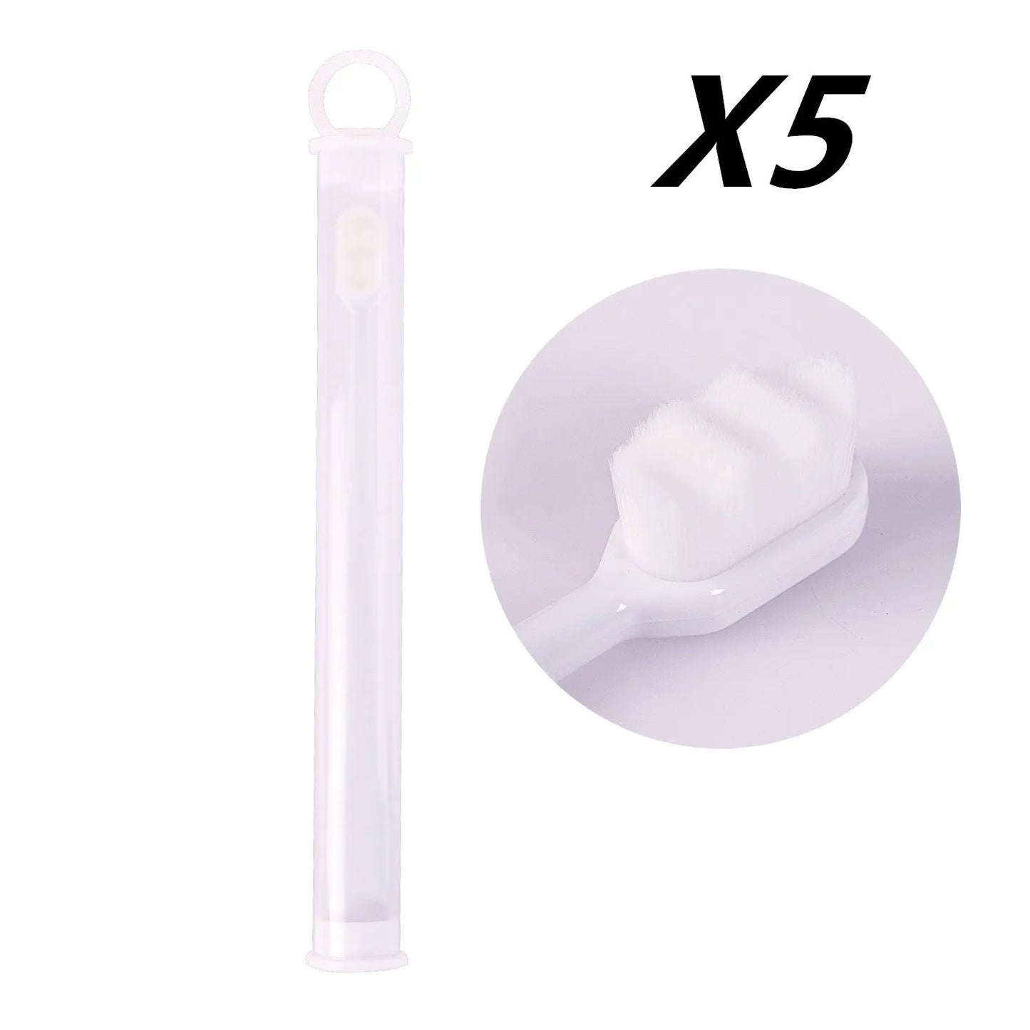 Ultra-fine Toothbrush Super Soft Bristle Deep Cleaning Brush Portable For Oral Care Tools Teeth Care Oral Cleaning Travel