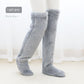 Over Knee High Fuzzy Long Socks Winter Warm Cold Leg Knee Joint Cold-proof Stockings Home Floor Sleeping Socks - Enfance-Heureuse