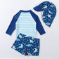 New Boy Split Swimsuit Long Sleeve Sun Protection - Enfance-Heureuse