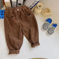 Children's Trousers Autumn And Winter Cotton Corduroy Trousers - Enfance-Heureuse