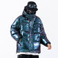 Dark Reflective Cargo Parkas Jackets Mens Hip Hop Streetwear Padded Jackets Harajuku Windbreaker Parka Coats Techwear - Enfance-Heureuse