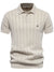 Men's Collared Neck Short Sleeve Knit Polo - Enfance-Heureuse