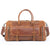 Men's Retro Genuine Leather Super Large Capacity First Layer Cowhide Leather Hand Luggage Bag - Enfance-Heureuse
