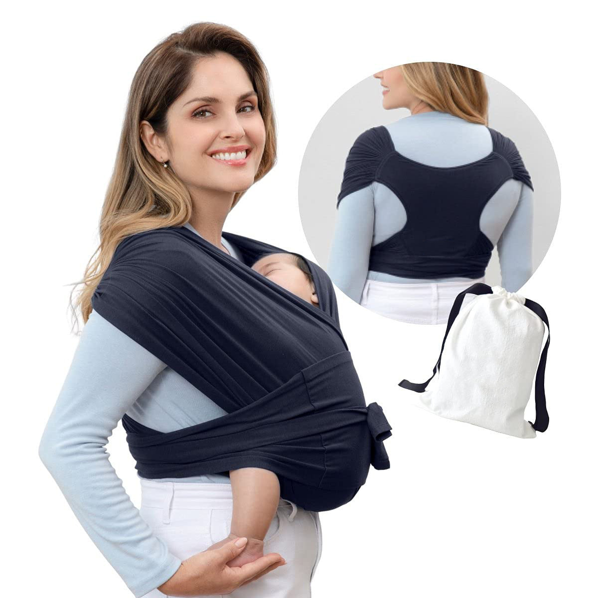 Summer Cotton Cross Simple Baby Carrier - Enfance-Heureuse