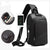 Anti-theft Lock Upscale Chest Bag Men Shoulder Bags USB Charging Crossbody Bags Summer Short Trip Travel Messengers Bag Unisex - Enfance-Heureuse