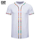 Men's Short-sleeved Shirt Multicolor Printing Round Neck - Enfance-Heureuse
