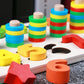 Wooden three-in-one color digital shape logarithmic board - Enfance-Heureuse