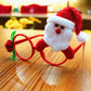 Christmas glasses frame Christmas party supplies Christmas gifts Christmas decorations glasses Santa glasses - Enfance-Heureuse