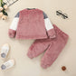 Baby Casual Baby Sweater Suit Clothing Pullover Two-piece Suit - Enfance-Heureuse