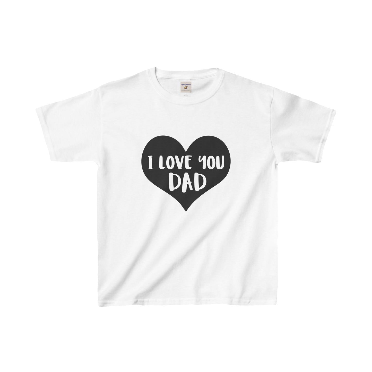 I Love You Dad Kids Tee, Father’s Day Gift, Cute Kids T-Shirt, Family Matching Tee, Gift for Dad from Kids, Birthday Present - Enfance-Heureuse