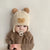 Baby Wool Cute Bear Earmuffs Hat - Enfance-Heureuse
