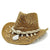 Shell Straw Cowboy Hat Woven Sunshade