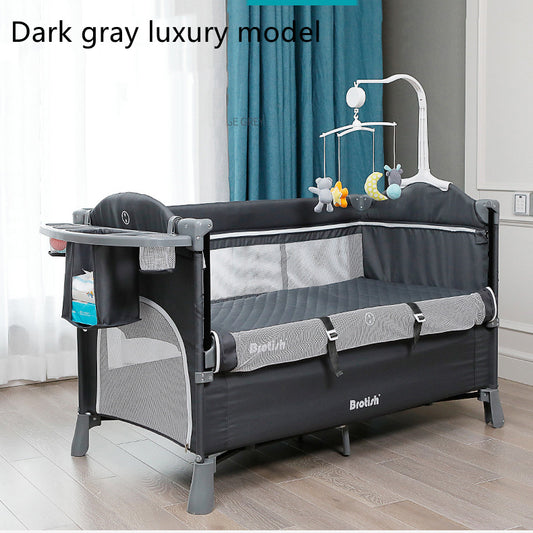 Multifunctional Baby Cot Splicing Large Bed Movable - Enfance-Heureuse