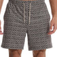 Men's Drawstring Printed Shorts with Pockets - Enfance-Heureuse