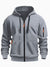 Zipper Hooded Sweatshirt Men's Sports Casual Cardigan Coat