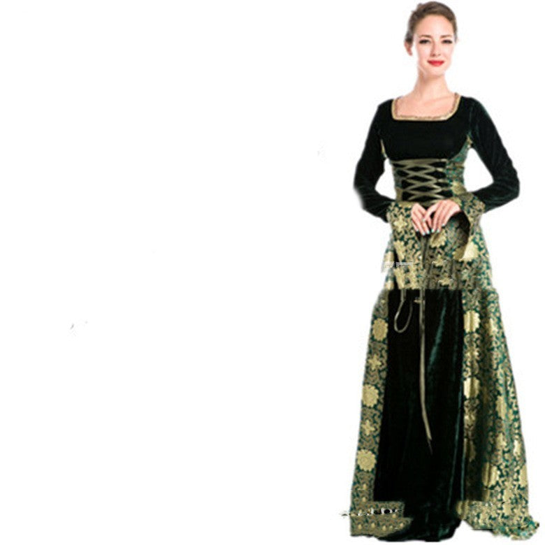 Halloween COS Ball Queen Dress Evening Gown - Enfance-Heureuse