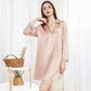 Silk Nightdress Women's Mulberry Silk Loose Home Wear Thin Shirt Dress - Enfance-Heureuse