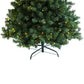 Pre-Installed Illuminated Christmas Tree 6 Foot Faux Hinged Christmas Tree With Foldable Stand - Enfance-Heureuse