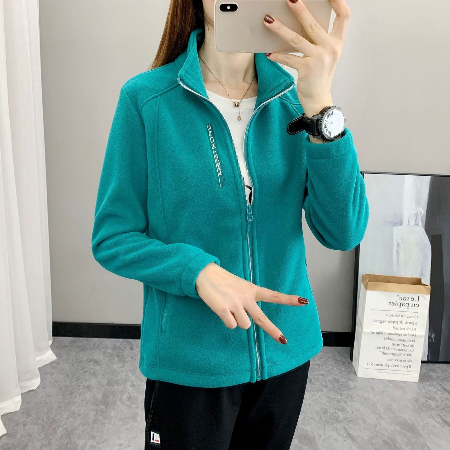 Pull polaire chaud et respirant