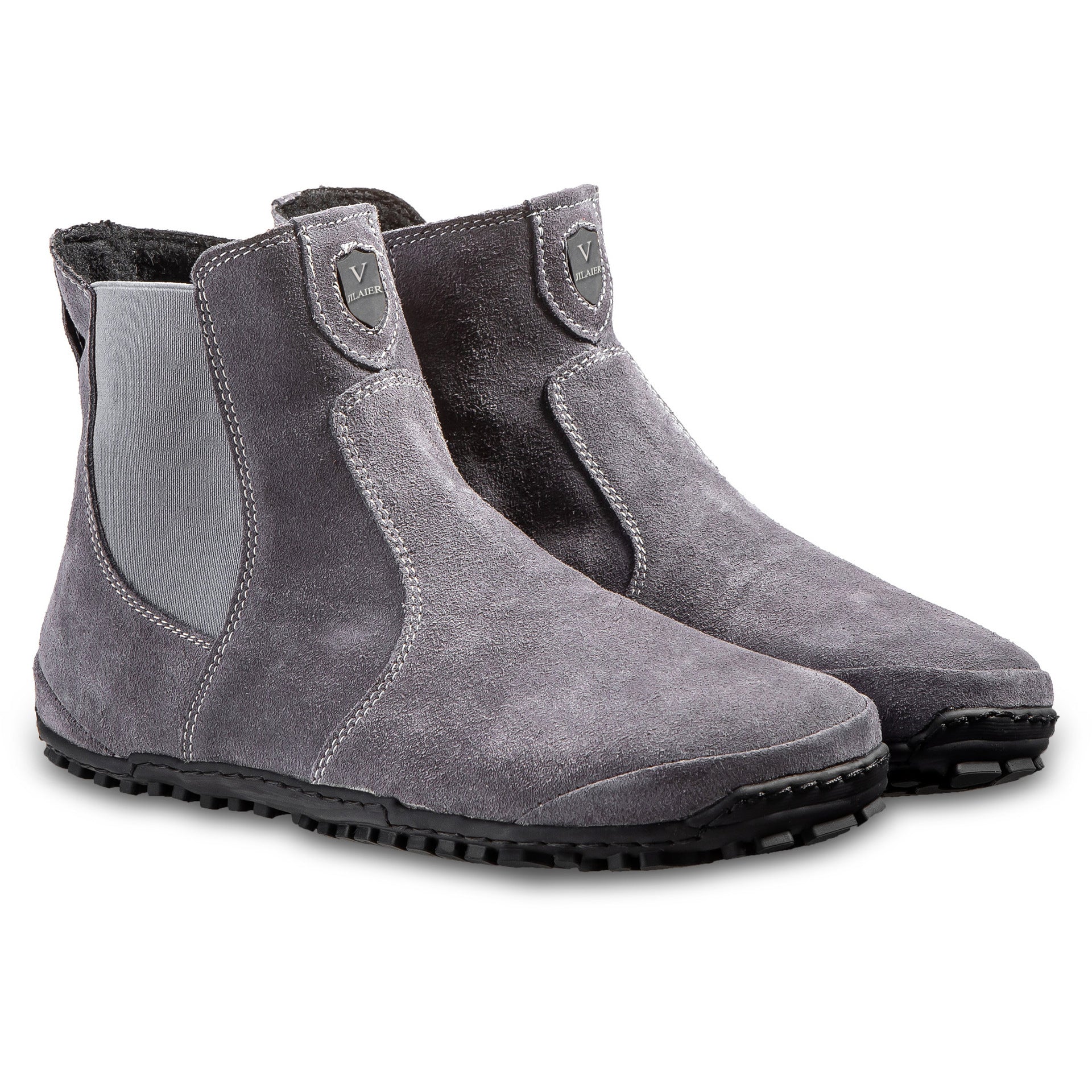 Fashion Men And Women Wear Round Toe Color-blocking Single Boots - Enfance-Heureuse