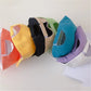 South Korea With The Same Paragraph Pressure Rubber Letters Children's Soft Brim Duck Tongue Hats - Enfance-Heureuse
