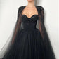 Black Evening Gown Daily Style - Enfance-Heureuse