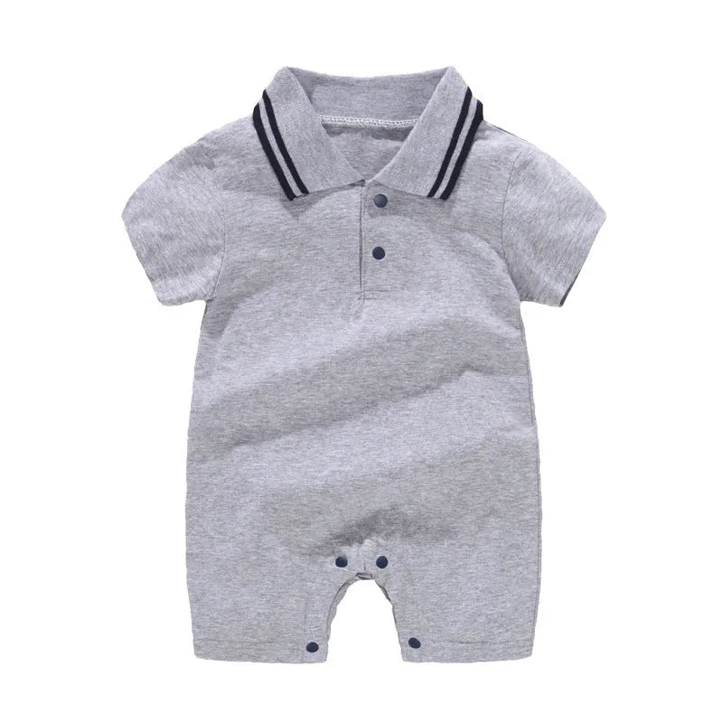 Baby clothes solid color romper - Enfance-Heureuse
