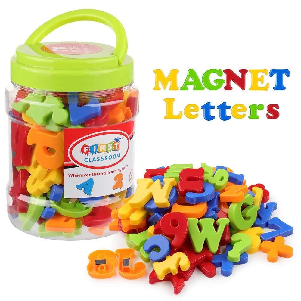 Magnetic stickers preschool English number plastic toys - Enfance-Heureuse
