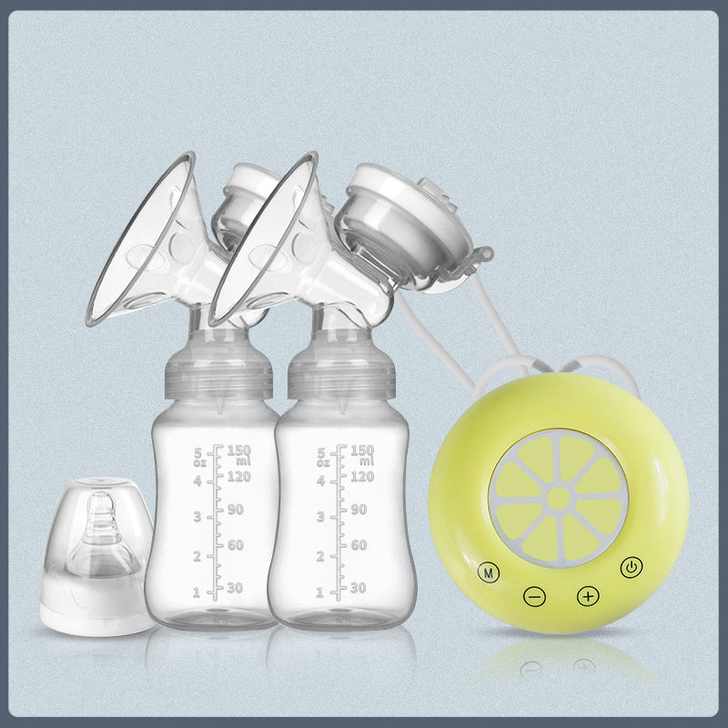 USB plug-in bilateral breast pump, electric breast pump, automatic breast pump - Enfance-Heureuse