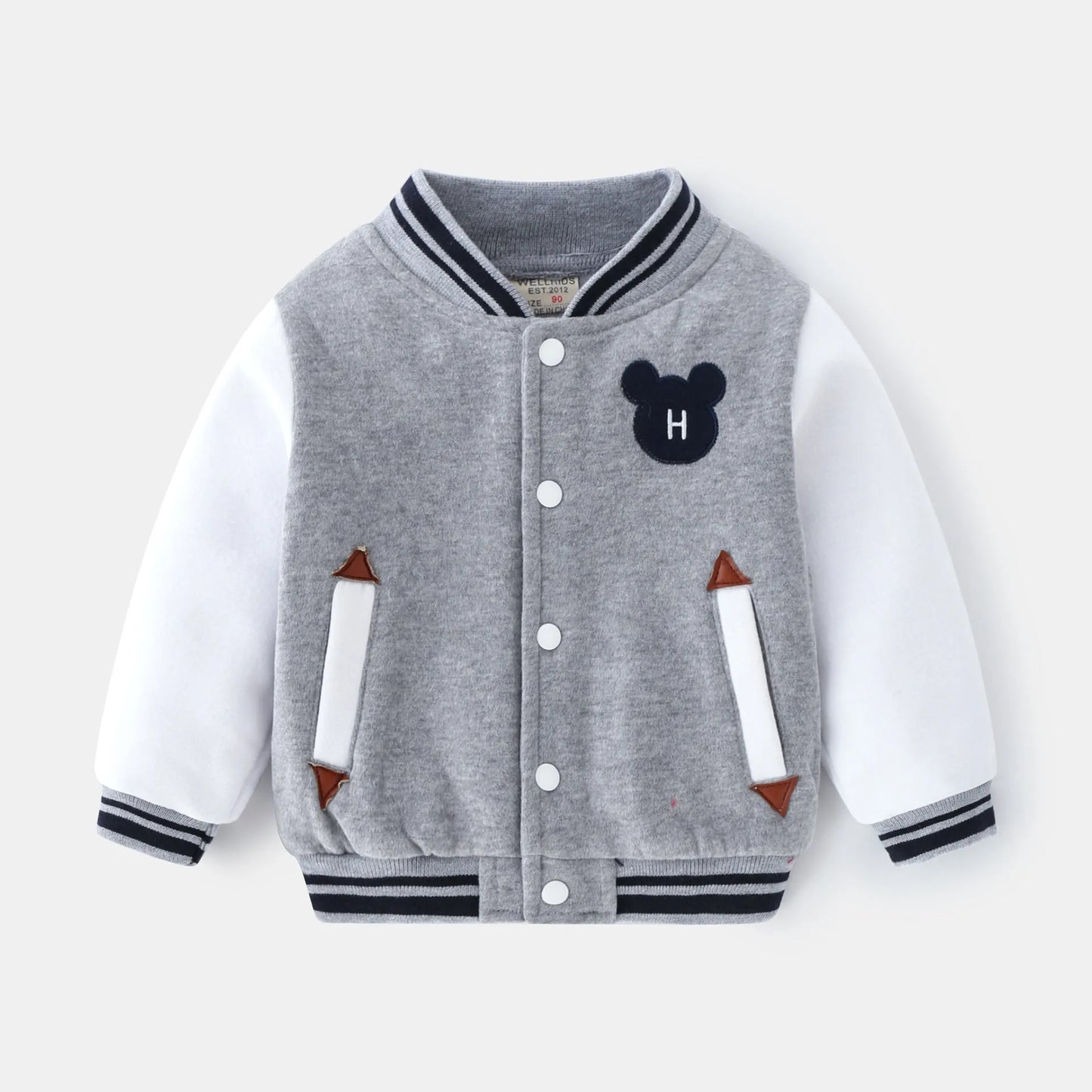 Leisure children's sweater long sleeve casual coat - Enfance-Heureuse