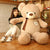 Plush toy ribbon teddy bear doll hugs bear dolls to give girls birthday gifts - Enfance-Heureuse