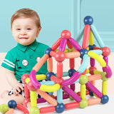 Magnétique Bâton Blocs De Construction Jeu Aimants Enfants Set Enfants Aimants Pour Enfants Magnétique Jouet Briques - Enfance-Heureuse