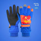 Children's Ski Windproof Warm Velvet Padded Thickened Little Dinosaur Gloves - Enfance-Heureuse