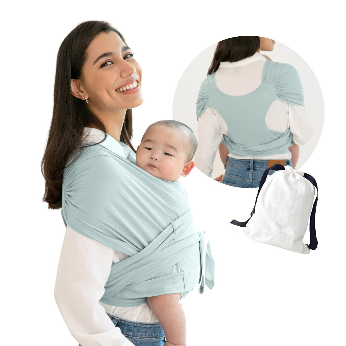 Summer Cotton Cross Simple Baby Carrier - Enfance-Heureuse