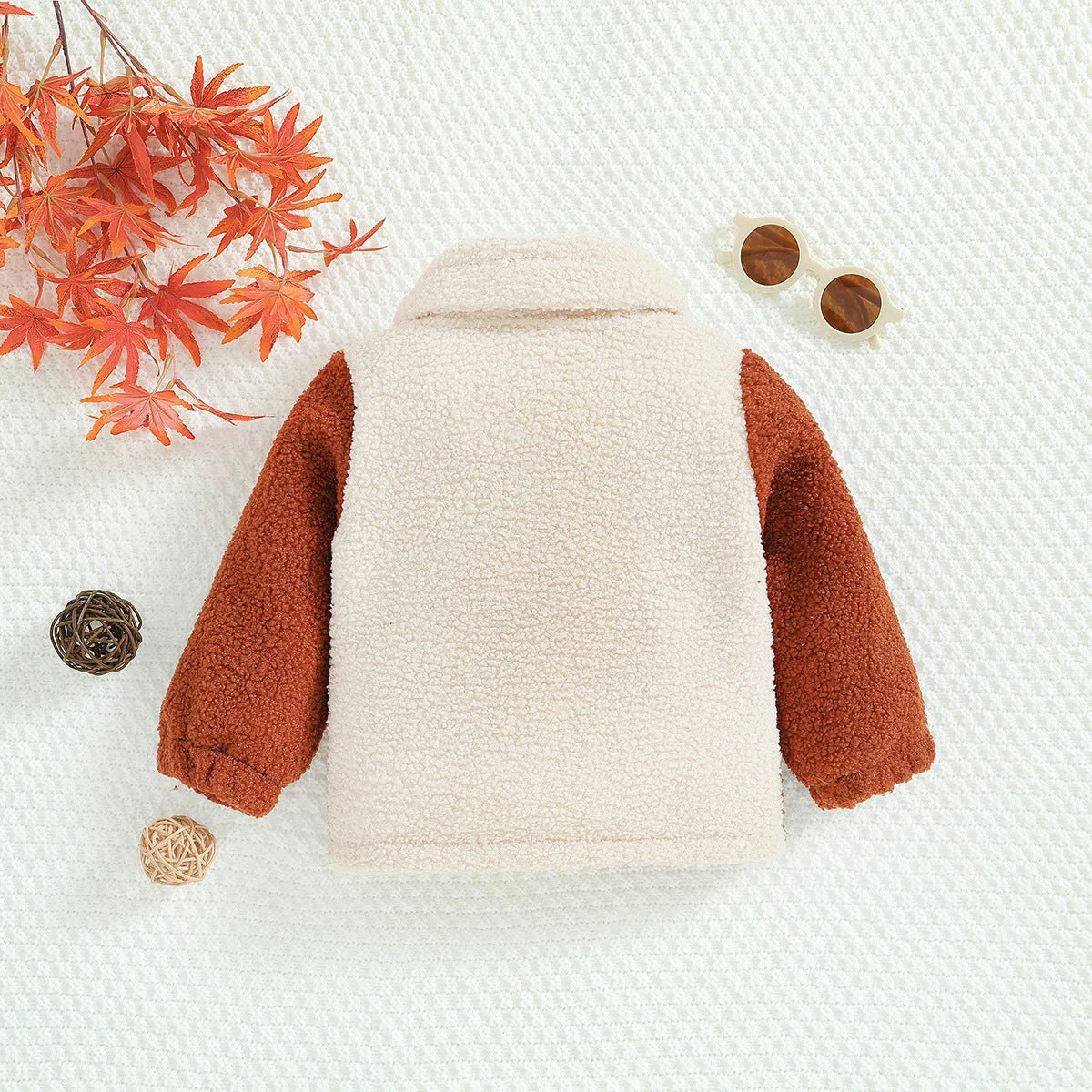 Children's New Zipper Cute Polar Fleece Jacket - Enfance-Heureuse