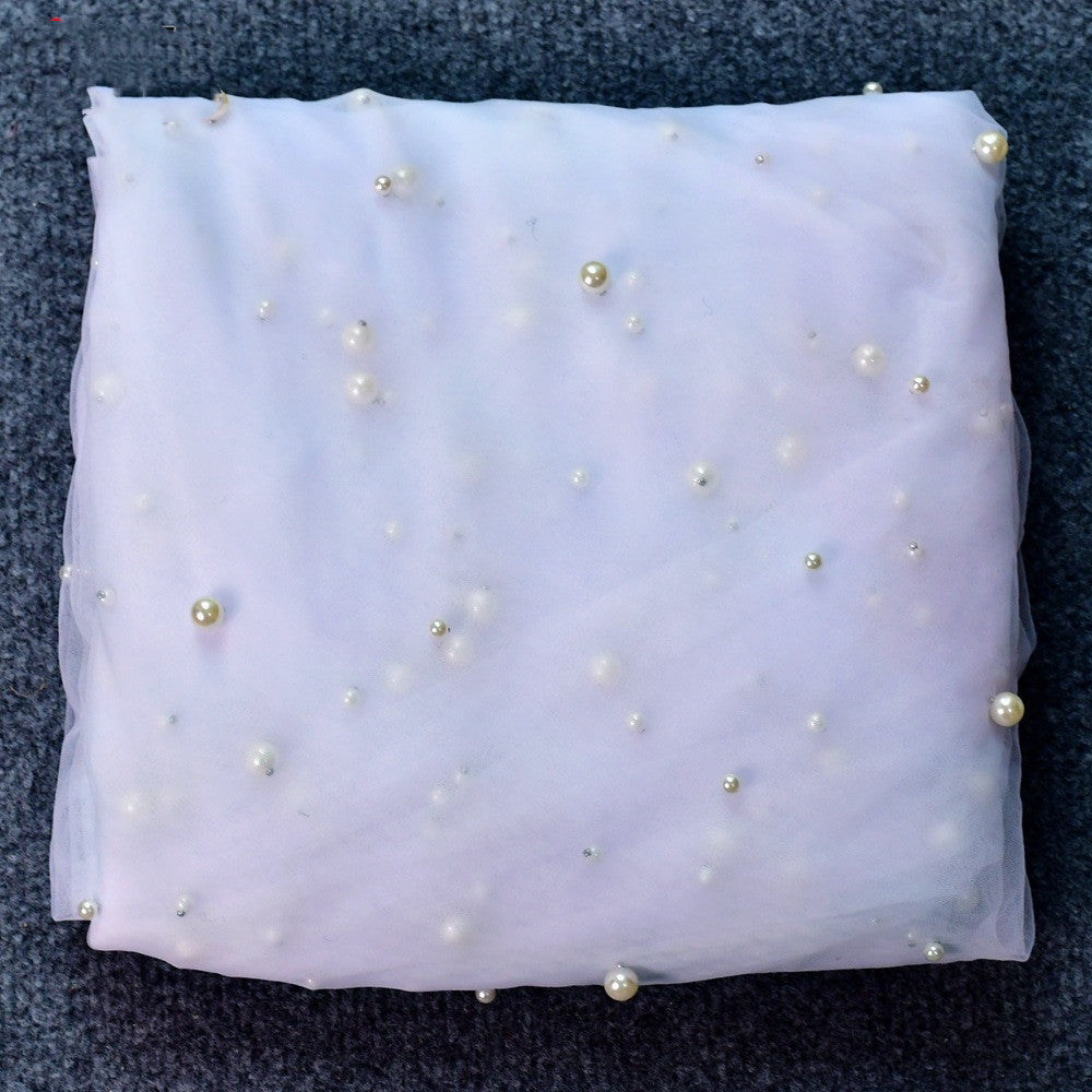 Luxury Heavy Industry Bridal Pearl Veil - Enfance-Heureuse