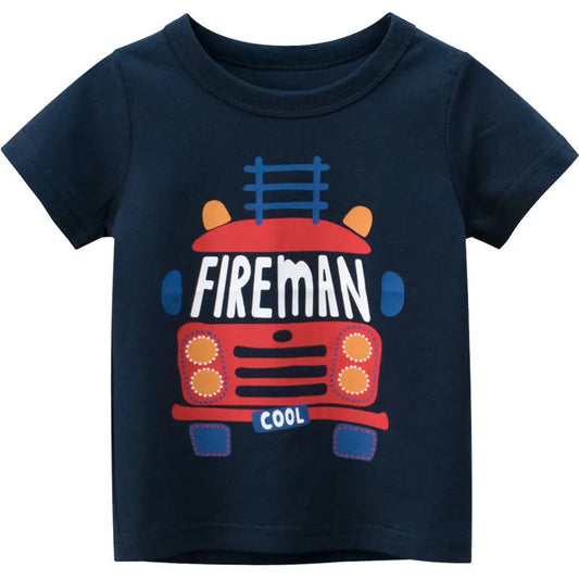 Nouveau Enfants de Vêtements 27 enfants D'été Garçons À Manches Courtes T-shirt - Enfance-Heureuse