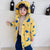 New Style Children's Down Jacket Middle Long Cute Thickened Cotton - Enfance-Heureuse