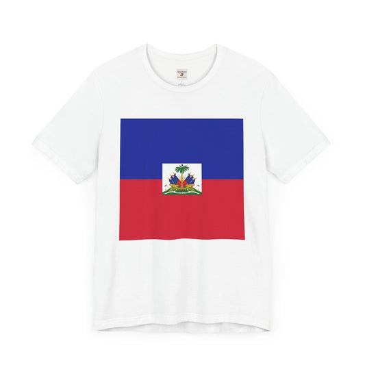 Haitian Flag Unisex Jersey Tee - Celebrate Culture with Style - Enfance-Heureuse