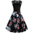 Lace Stitching Sleeveless Hot-selling Floral-print Retro Dress - Enfance-Heureuse