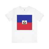 Haitian Flag Unisex Jersey Tee - Celebrate Culture with Style - Enfance-Heureuse