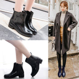 Water Shoes Women's Rain Short Tube Rain Boots - Enfance-Heureuse