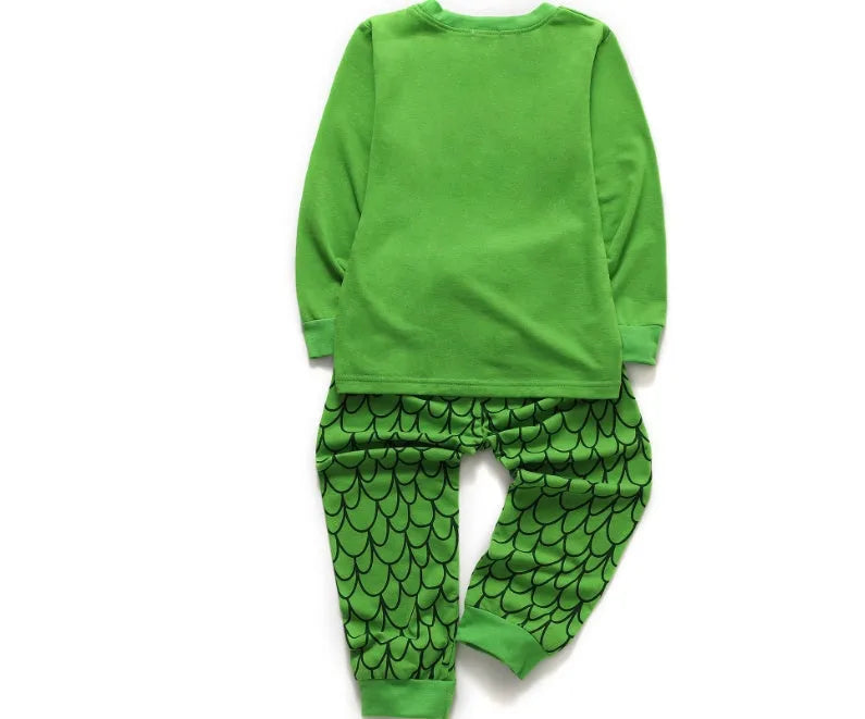 Boys and girls white gray motorcycle, cotton long sleeve round neck suit - Enfance-Heureuse