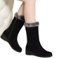 Cotton Boots Fleece Warm Boots Plus Velvet Thick Cotton Shoes - Enfance-Heureuse