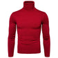 Winter Warm Basic Thermal Turtleneck Sweater Mens Solid Color Slim Fit Clothes Pullover Top - Enfance-Heureuse