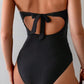 Cutout Sweetheart Neck One-Piece Swimwear - Enfance-Heureuse