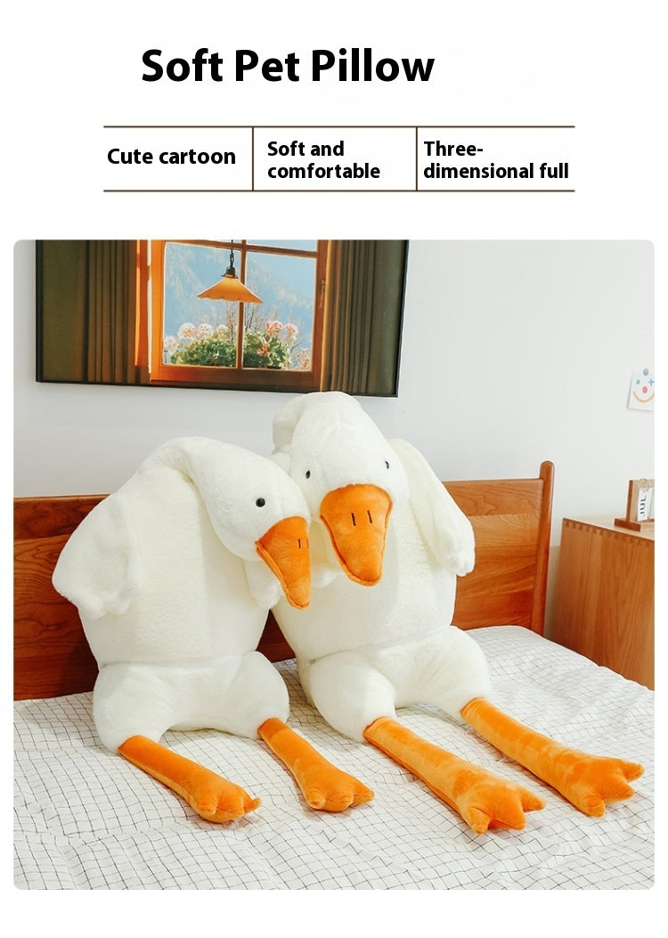 Cute Big White Geese Pillow Plush Toy - Enfance-Heureuse