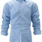 Men's Full Size Button Up Long Sleeve Shirt Plus Size - Enfance-Heureuse