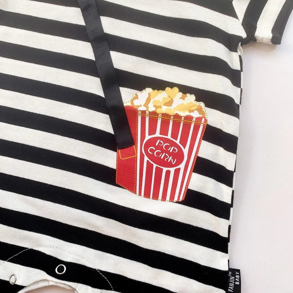 Striped Out Ha Clothing Children's Crawling Suit - Enfance-Heureuse