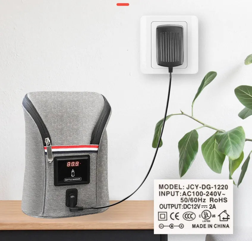 Voiture USB Chauffe-Biberon Portable Voyage Du Sein Lait Chaud - Enfance-Heureuse